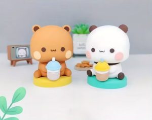 Bubu y Dudu comiendo helado