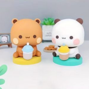 Bubu y Dudu comiendo helado