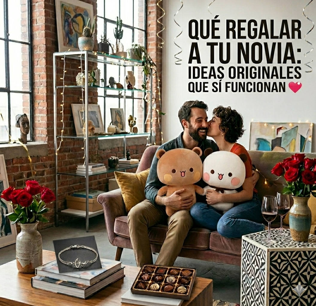En este momento estás viendo 🧸 Qué regalar a tu novia: ideas originales que sí funcionan (y enamoran)
