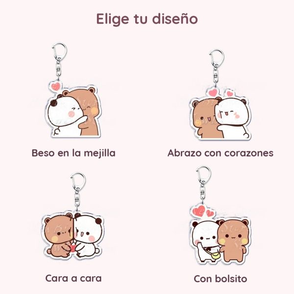 Llaveros de Bubu y Dudu de Metacrilato